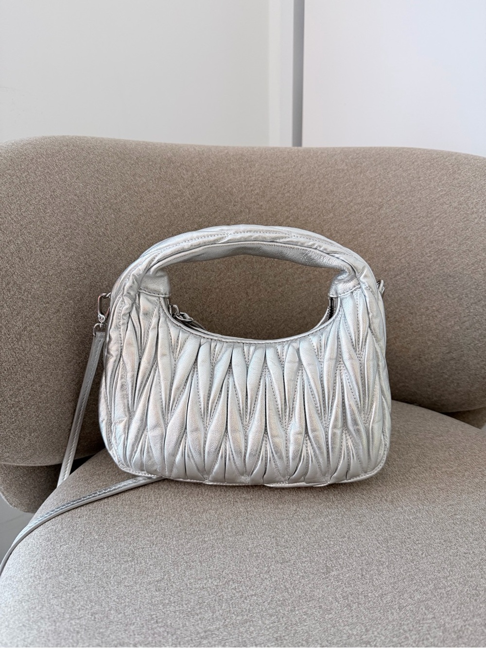 Silver purse